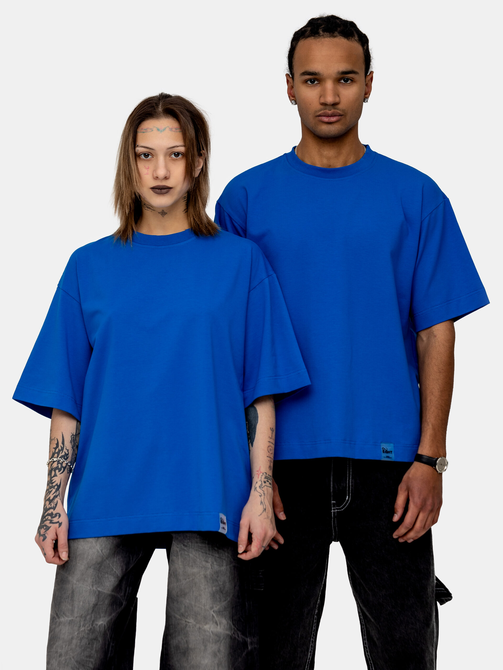 Купить Футболку EIGHT horizons оверсайз цвет сапфир Футболка EIGHT horizons оверсайз цвет сапфир